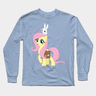 Fluttershy and Angel Bunny Long Sleeve T-Shirt